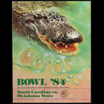 1984 40th Annual Gator Bowl South Carolina vs Oklahoma State Program