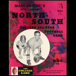 1970 25th Annual Mahi Shrine North-South All-Star Game College Football Program