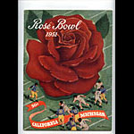 Rose Bowl 1951 California vs Michigan College Football Program