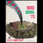 1973 Rose Bowl Program USC vs Ohio State College Football Program