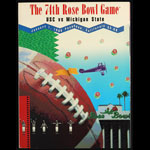 1988 USC vs Michigan State Rose Bowl College Football Program