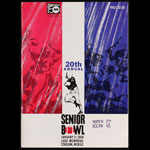 1969 Senior Bowl College Football Program