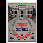 Big Game Stanford vs Cal Bears 1948 College Football Program