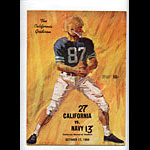 1964 Cal Bears vs Navy Program