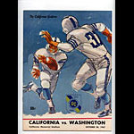 1967 Cal Bears vs Washington College Football Program