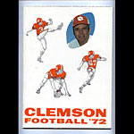 1972 Clemson Football Yearbook Media Guide