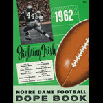 1962 Notre Dame Dope Book Football Yearbook