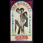Rare 1969 Monkees Concert Poster