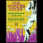 Wonder Stuff Summer 1991 Sharing the Love Tour Concert Program