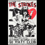 the strokes tour poster