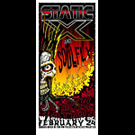 Jeff Wood and Mike Fisher - Drowning Creek Static-X Handbill