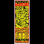 Mike Martin Johnny Thief and Jeff Wood - Low Brow Ink Superbowl Of Hardcore Poster