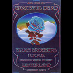 Stanley Mouse Rare Mint Grateful Dead Blue Rose  Handbill