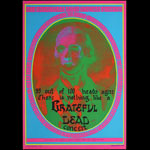 Victor Moscoso NR # 13-1 Grateful Dead 99 Heads Death and Transfiguration Neon Rose NR13 Poster