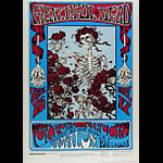Mouse & Kelley FD 26-6 Grateful Dead Skeleton and Roses Poster