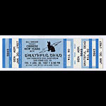 Grateful Dead Chinese New Year 1987 Ticket