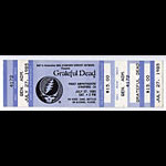 Grateful Dead 1985 Stanford Blue Ticket