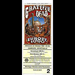 Rick Griffin Grateful Dead Europe 1990 Hamburg Ticket