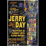 Jerry Day 2006 Jerry Garcia Memorial Autographed Poster