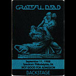 Grateful Dead 9/11/1988 Philadelphia Backstage Pass