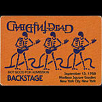 Grateful Dead 9/15/1988 New York City Backstage Pass