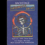 Grateful Dead 4/27/1991 Las Vegas Backstage Pass