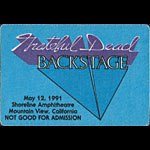 Grateful Dead 5/12/1991 Mountain View CA Backstage Pass