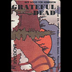 Reonegro Grateful Dead 9/25/1991 Boston Backstage Pass