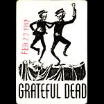 Grateful Dead 2/23/1992 Oakland Backstage Pass