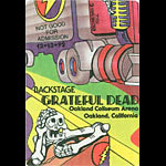 Reonegro Grateful Dead 12/13/1992 Oakland Backstage Pass