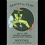 Grateful Dead 5/21/1993 Mountain View CA Backstage Pass