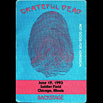 Grateful Dead 6/19/1993 Chicago Backstage Pass