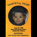 Grateful Dead 6/23/1993 Indianapolis Backstage Pass