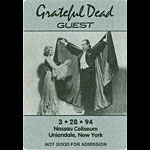 Grateful Dead 3/28/1994 Uniondale NY Backstage Pass