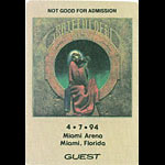 Grateful Dead 4/7/1994 Miami Backstage Pass