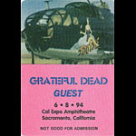 Grateful Dead 6/8/1994 Sacramento Backstage Pass