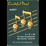 Grateful Dead 6/9/1994 Sacramento Backstage Pass