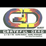 Grateful Dead 6/14/1994 Seattle Backstage Pass