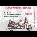 Grateful Dead 7/31/1994 Auburn Hills MI Backstage Pass