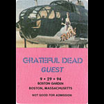 Grateful Dead 9/29/1994 Boston Backstage Pass