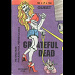 Reonegro Grateful Dead 10/7/1994 Philadelphia Backstage Pass