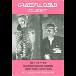 Grateful Dead 10/14/1994 New York City Backstage Pass