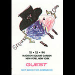 Grateful Dead 10/15/1994 New York City Backstage Pass