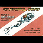 Grateful Dead 10/18/1994 New York City Backstage Pass