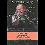Grateful Dead 2/21/1995 Salt Lake City Backstage Pass