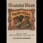 Grateful Dead 5/21/1995 Las Vegas Backstage Pass