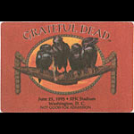 Grateful Dead 6/25/1995 Washington DC Backstage Pass