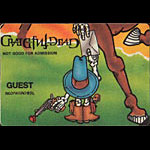 Reonegro Grateful Dead Cowboy Horse Guest Backstage Pass