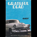 Grateful Dead Chevy Guest Backstage Pass