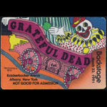 Grateful Dead 3/23/1991 Albany NY Backstage Pass